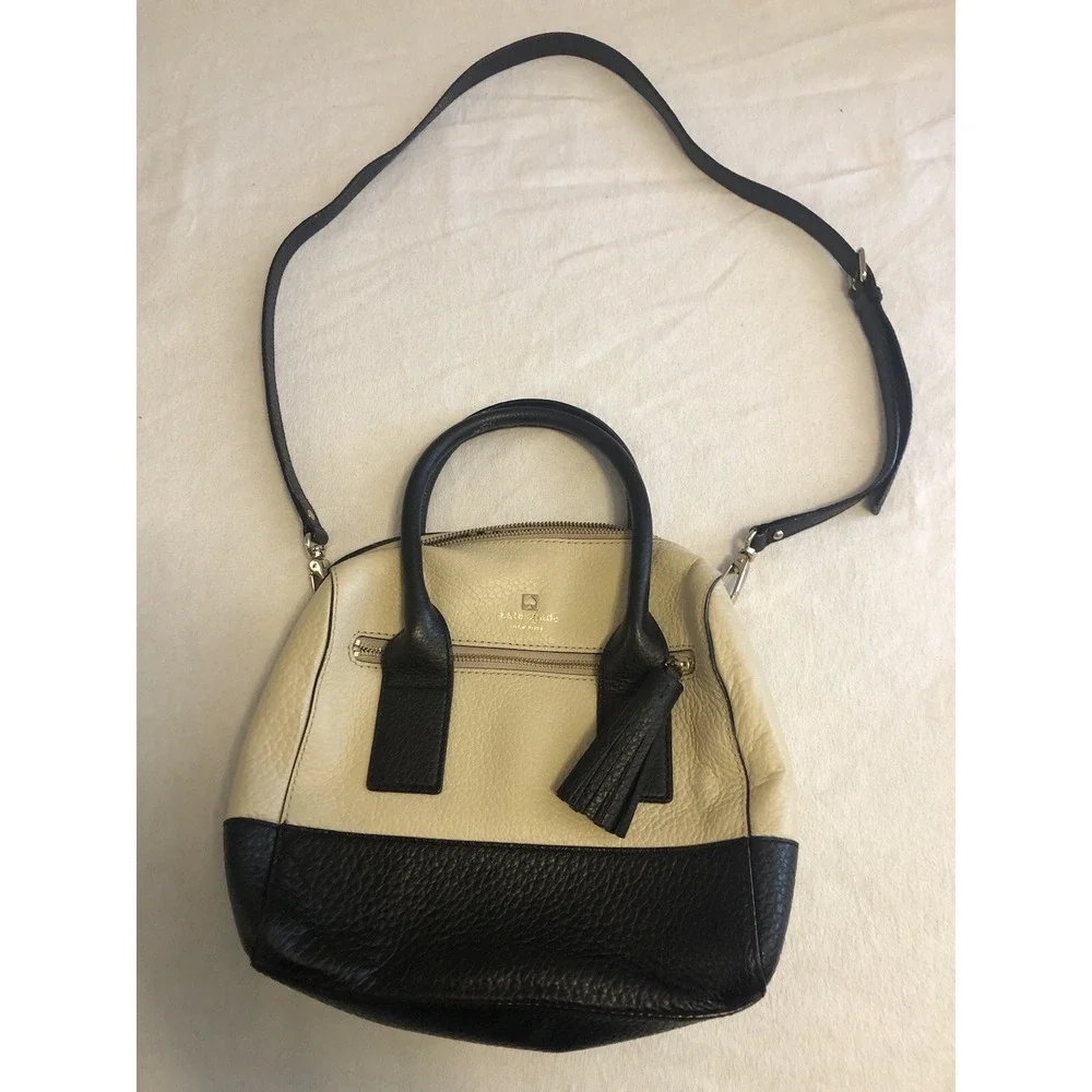 Kate Spade Crossbody/Hand Bag, Black & Tan W/ Dust bag.